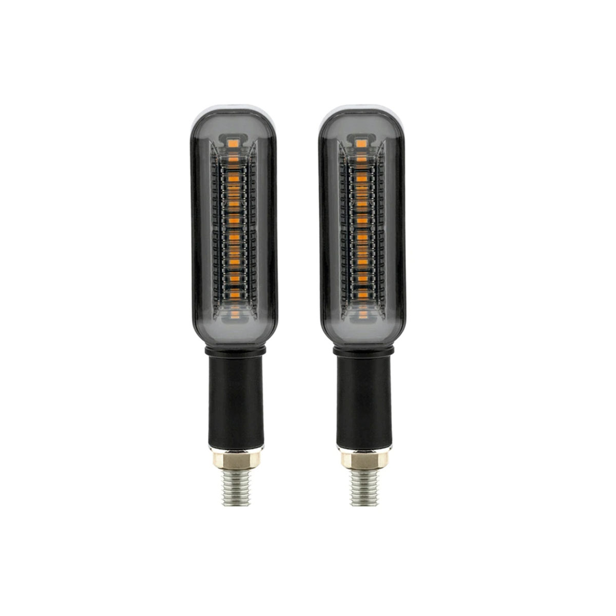 OFF ROAD FARO DE LED DE MOTO FARO DE GIRO UNIVERSAL AMBAR SECUENCIAL 12V 5W 1500 LUX JUEGO 2 UNIDADES - 10