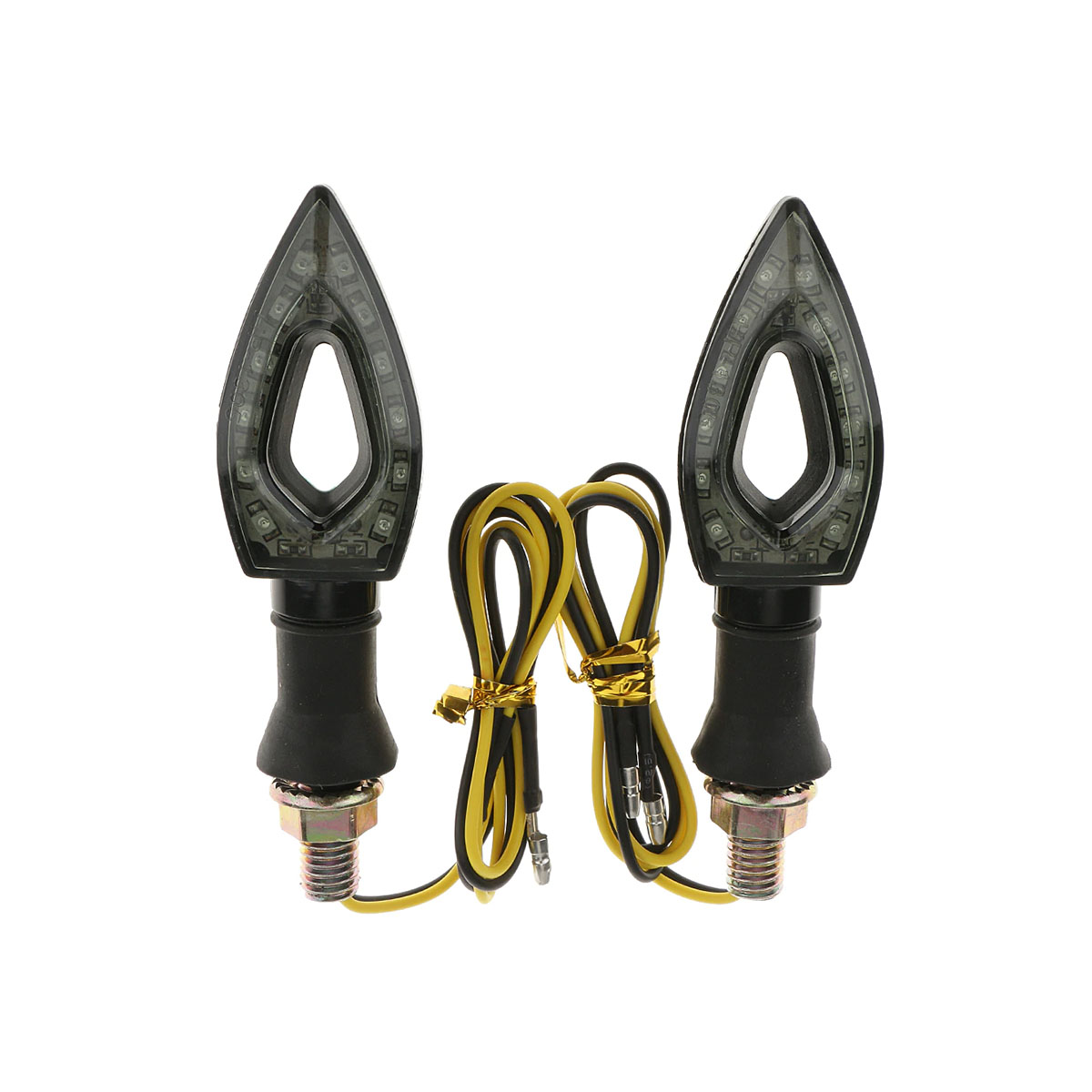 OFF ROAD FARO DE LED DE MOTO FARO DE GIRO UNIVERSAL AMBAR 12V 5W 1500 LUX JUEGO 2 UNIDADES. CAJA MASTER 100 - 9