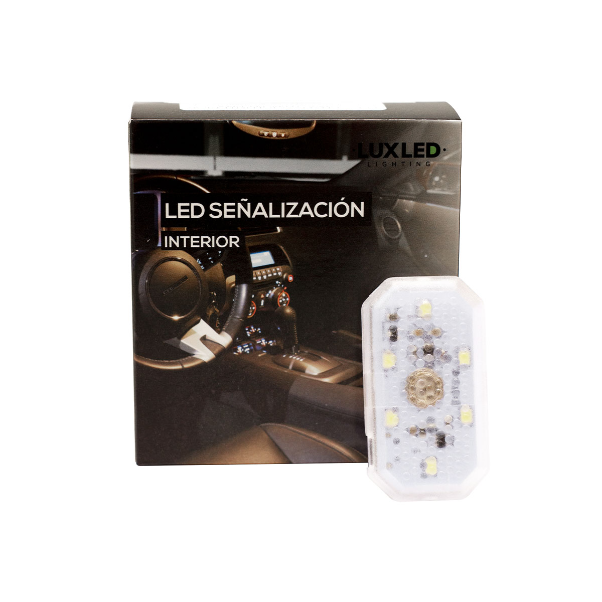 PLAFON LED CREE RECARGABLE USB 6 LED CREE AUTOADHESIVO COLOR BLANCO