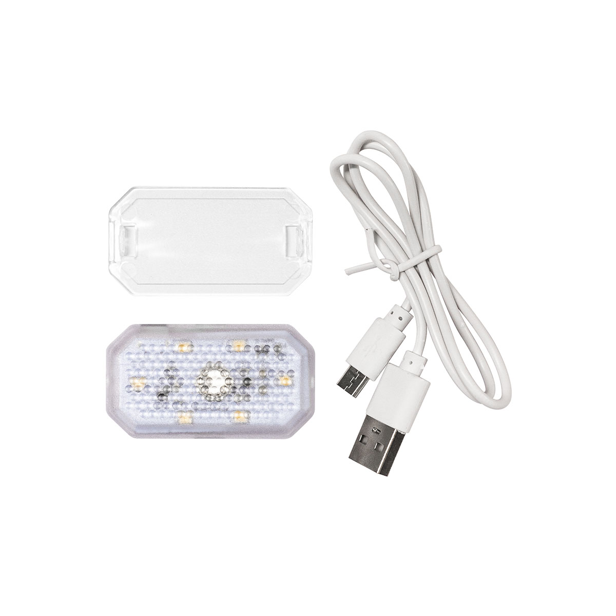 PLAFON LED CREE RECARGABLE USB 6 LED CREE AUTOADHESIVO COLOR AZUL FRIO - 4