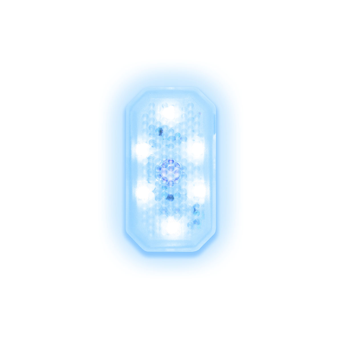 PLAFON LED CREE RECARGABLE USB 6 LED CREE AUTOADHESIVO COLOR AZUL FRIO - 5