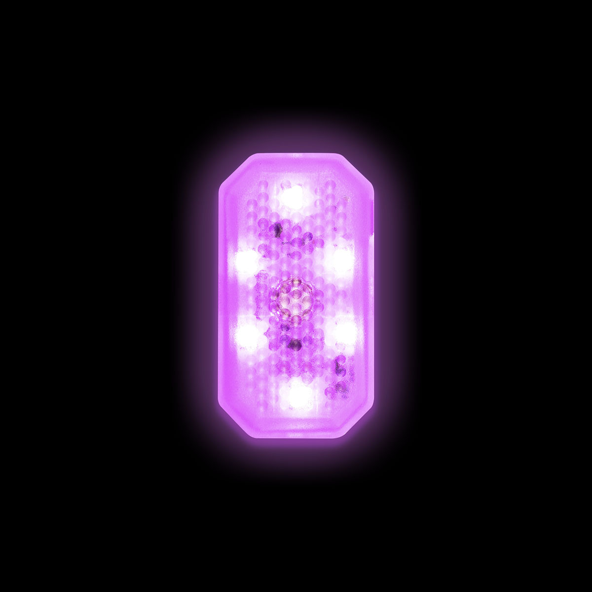 PLAFON LED CREE RECARGABLE USB 6 LED CREE AUTOADHESIVO COLOR ROSA - 9