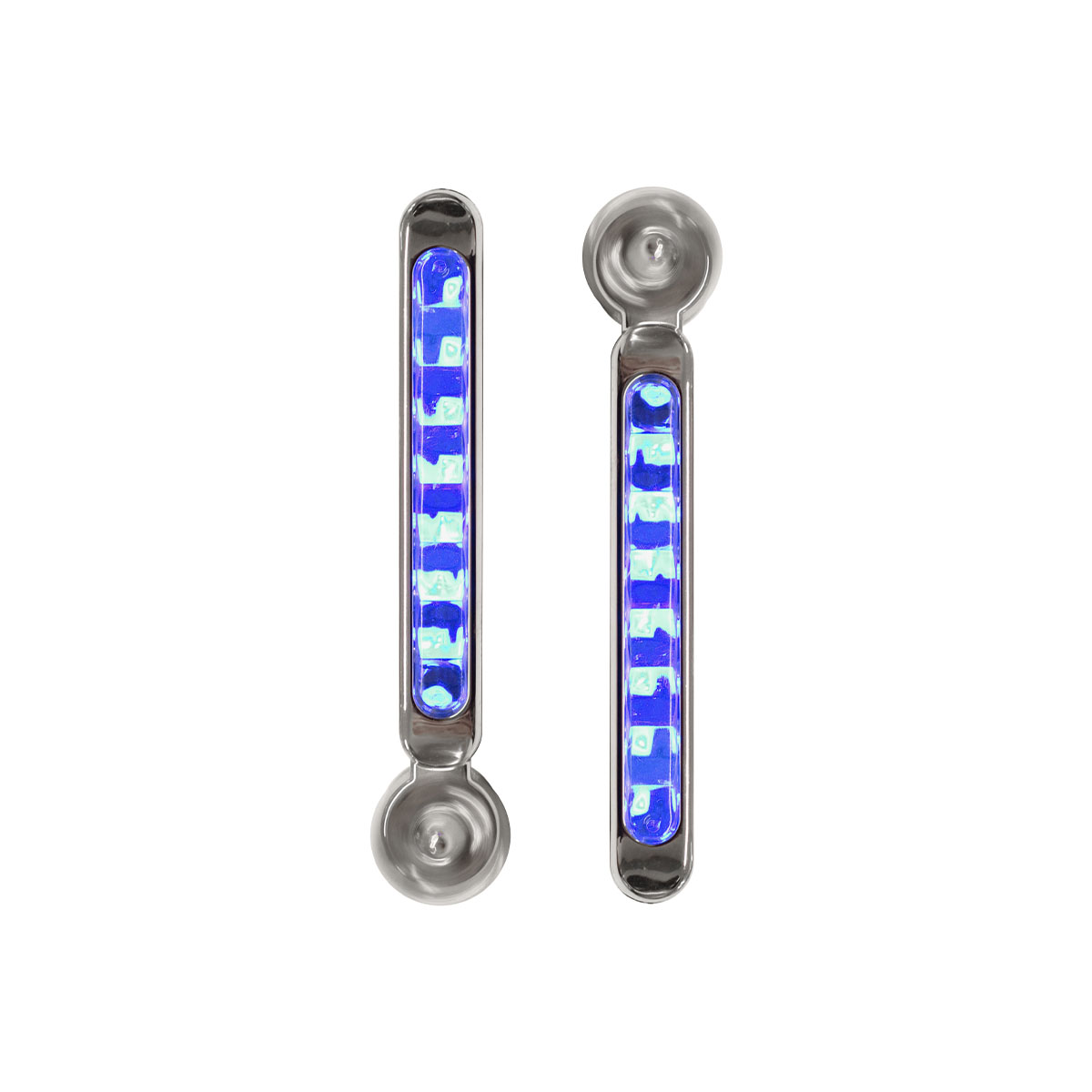 OFF ROAD FARO DE SEÑALIZACION LED EOLICO JUEGO DE FAROS COLOR AZUL CON SOPORTE METALICO AUTOADHESIVO
