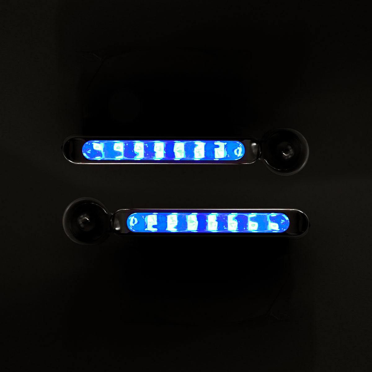 OFF ROAD FARO DE SEÑALIZACION LED EOLICO JUEGO DE FAROS COLOR AZUL CON SOPORTE METALICO AUTOADHESIVO - 2