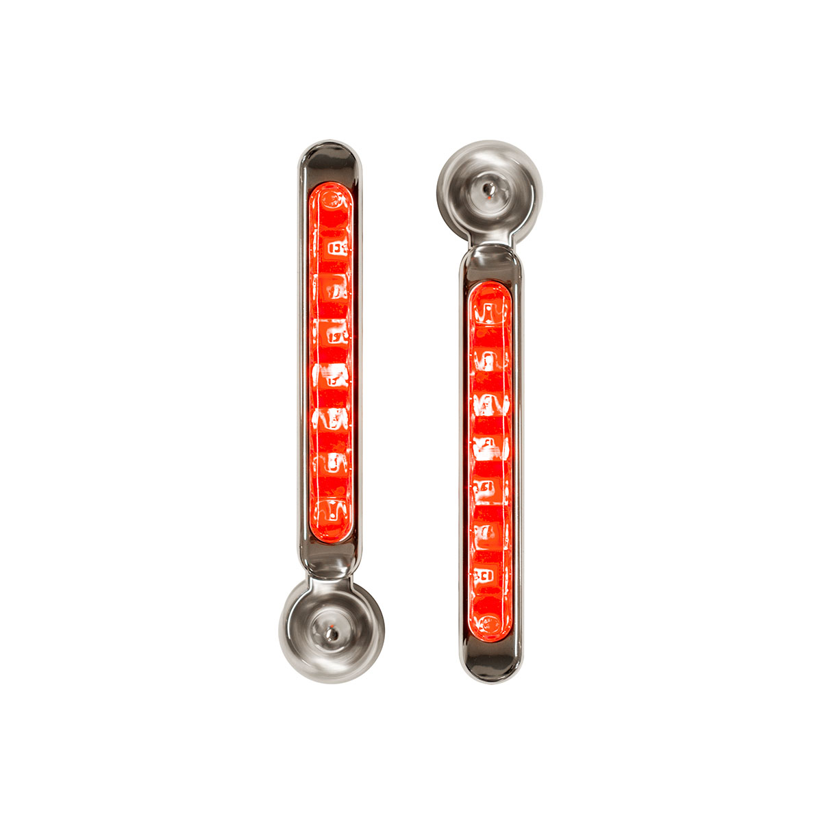 OFF ROAD FARO DE SEÑALIZACION LED EOLICO JUEGO DE FAROS COLOR ROJO CON SOPORTE METALICO AUTOADHESIVO - 4