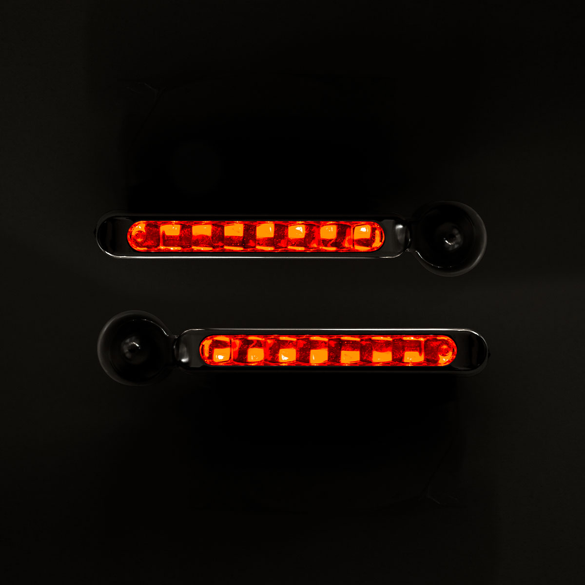 OFF ROAD FARO DE SEÑALIZACION LED EOLICO JUEGO DE FAROS COLOR ROJO CON SOPORTE METALICO AUTOADHESIVO - 5