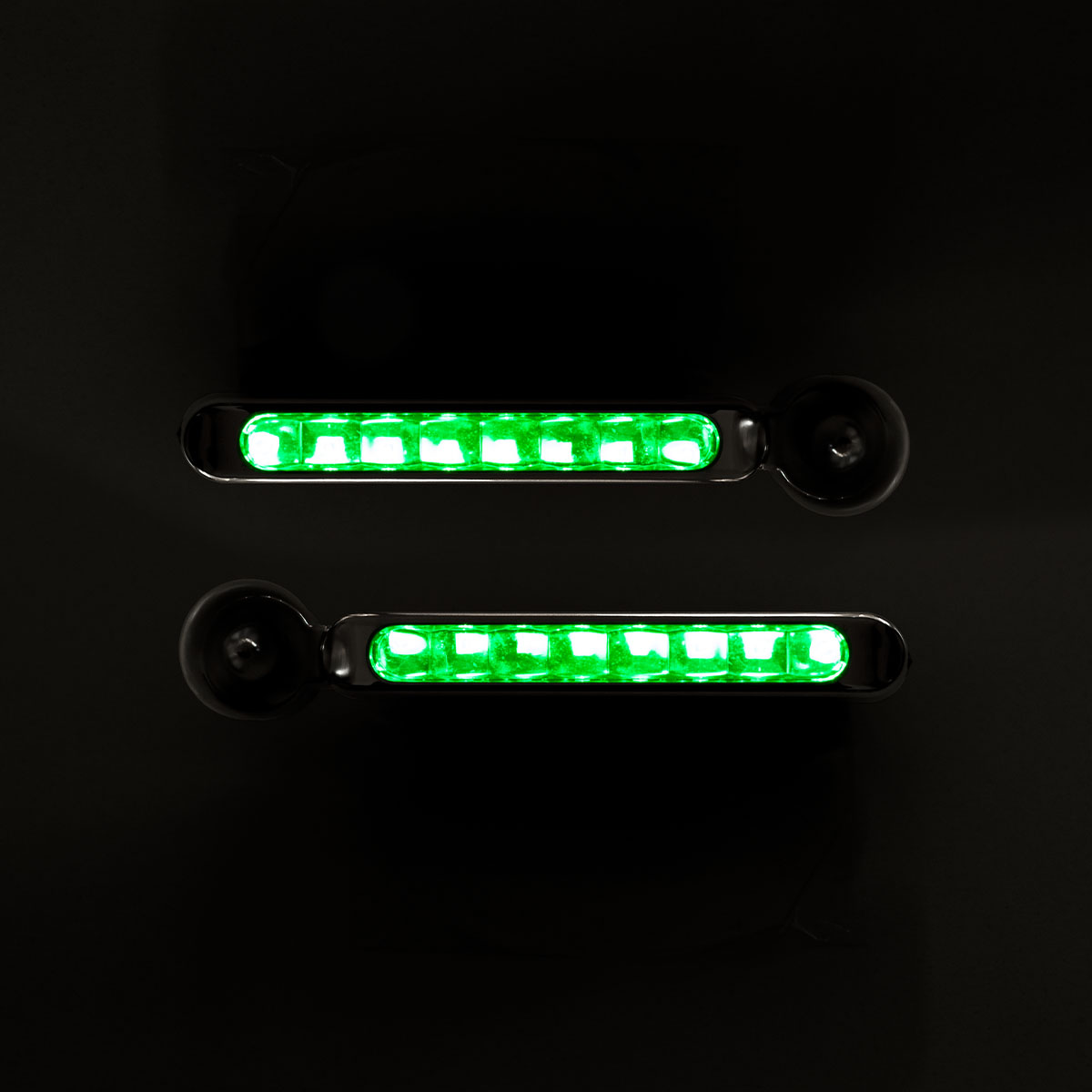 OFF ROAD FARO DE SEÑALIZACION LED EOLICO JUEGO DE FAROS COLOR VERDE CON SOPORTE METALICO AUTOADHESIVO - 4