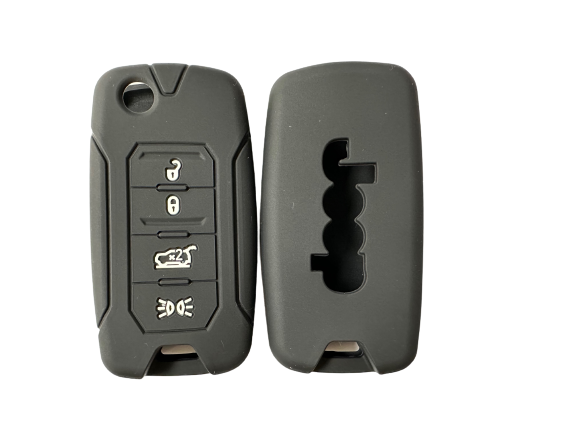CUBRE LLAVE DE SILICONA JEEP RENEGADE BLACK