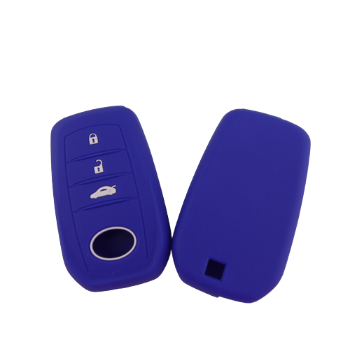 CUBRE LLAVE DE SILICONA TOYOTA 3 BOTONES HILUX - SW4 2016 BLUE