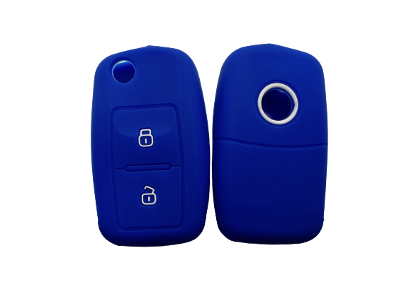 CUBRE LLAVE DE SILICONA VW 2 BOTONES AMAROK - SAVEIRO BLUE