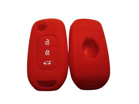 CUBRE LLAVE DE SILICONA RENAULT KWID RED