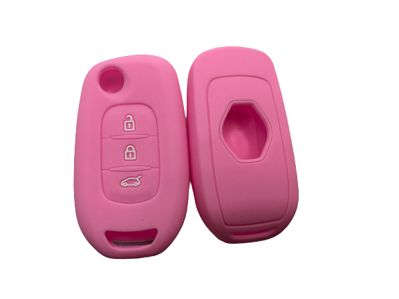 CUBRE LLAVE DE SILICONA RENAULT KWID PINK
