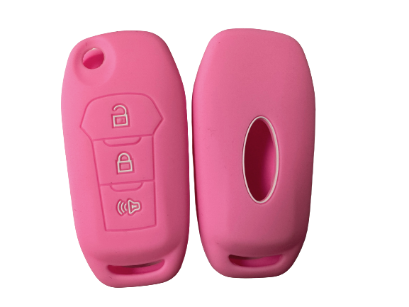 CUBRE LLAVE DE SILICONA FORD KA NEW PINK