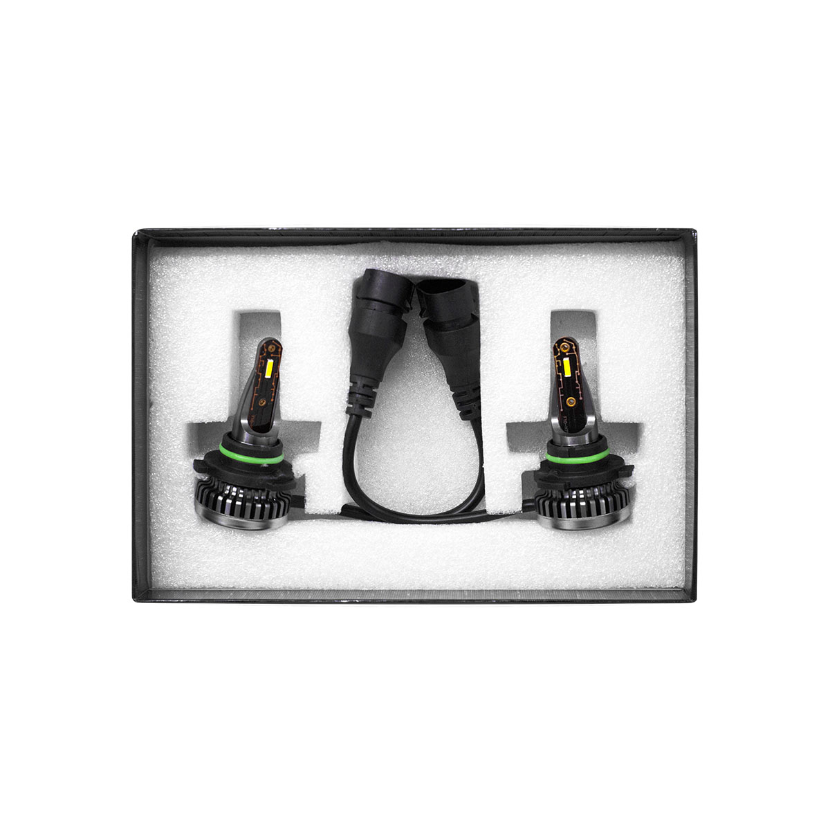 OFF ROAD KIT DE LED R8 9005 HB3 10MA GENERACION CHIP CSP SIN COOLER 30000 LUMENS 42WATTS 12V CANTIDAD POR CAJA MASTER 50