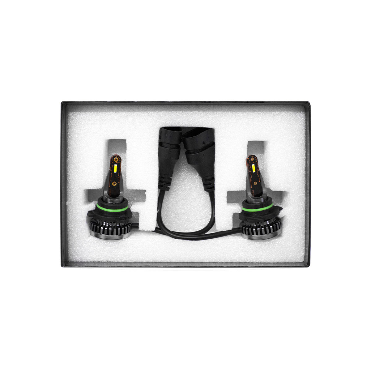 OFF ROAD KIT DE LED R8 9006 HB4 10MA GENERACION CHIP CSP SIN COOLER 30000 LUMENS 42WATTS 12V CANTIDAD POR CAJA MASTER 50