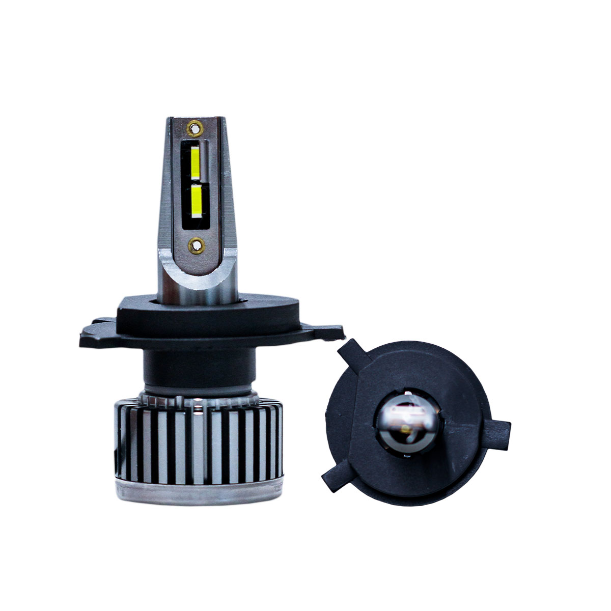 OFF ROAD KIT DE LED R8 H4 10MA GENERACION CHIP CSP SIN COOLER 30000 LUMENS 42WATTS 12V  CANTIDAD POR CAJA MASTER 50 - 5