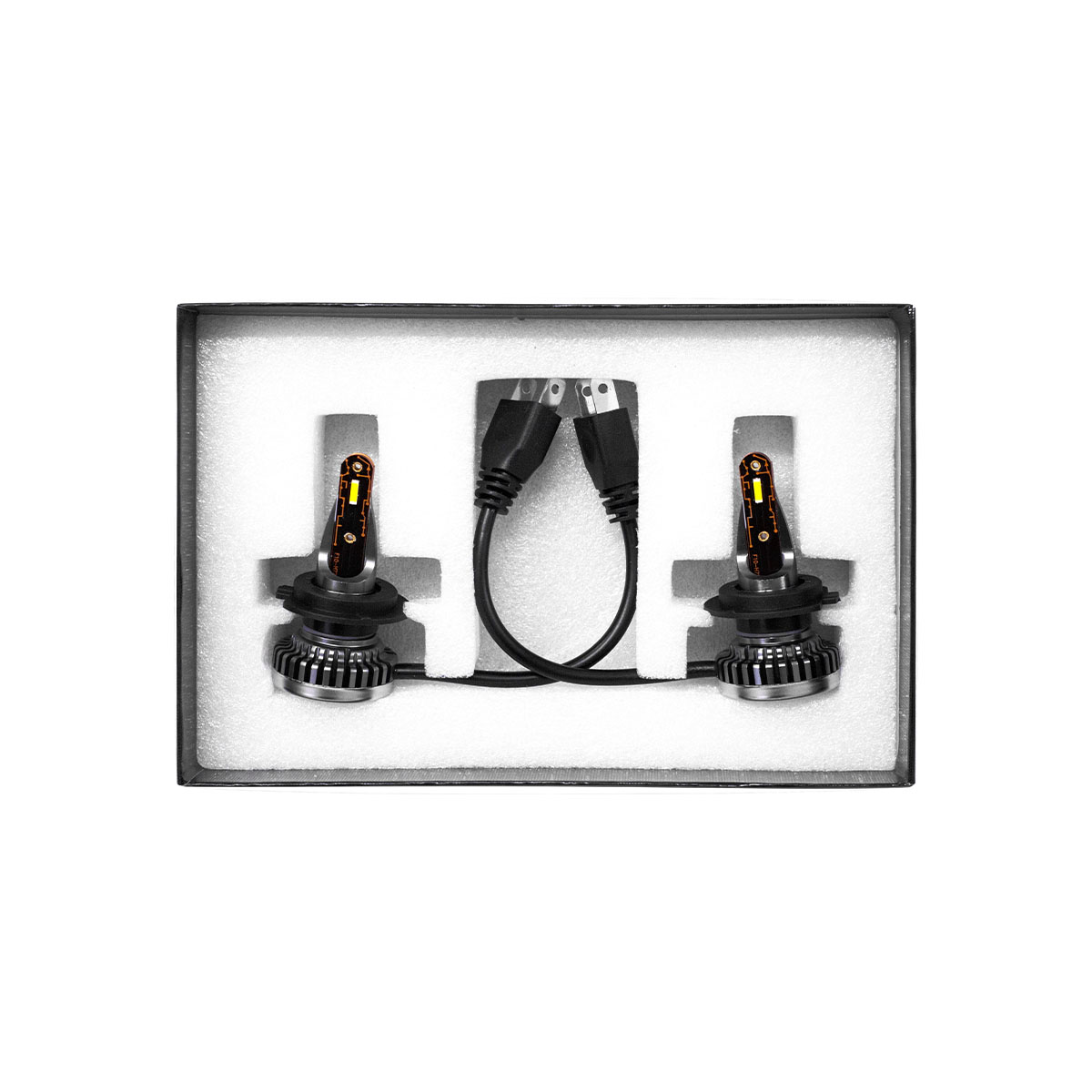 OFF ROAD KIT DE LED R8 H7 10MA GENERACION CHIP CSP SIN COOLER 30000 LUMENS 42WATTS 12V  CANTIDAD POR CAJA MASTER 50 - 5