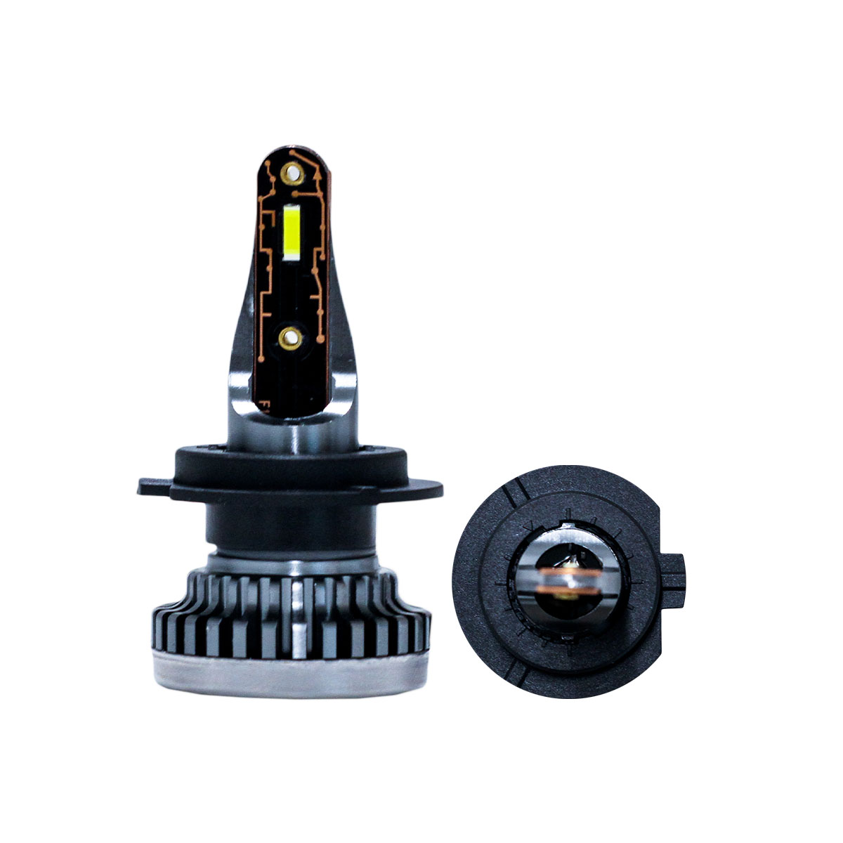 OFF ROAD KIT DE LED R8 H7 10MA GENERACION CHIP CSP SIN COOLER 30000 LUMENS 42WATTS 12V  CANTIDAD POR CAJA MASTER 50 - 6