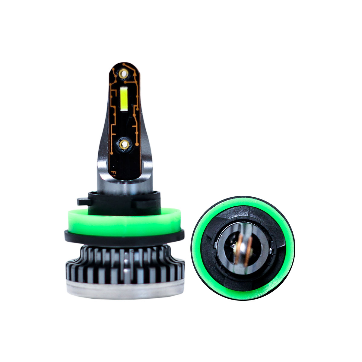 OFF ROAD KIT DE LED R8 H11 10MA GENERACION CHIP CSP SIN COOLER 30000 LUMENS 42WATTS 12V  CANTIDAD POR CAJA MASTER 50 - 5