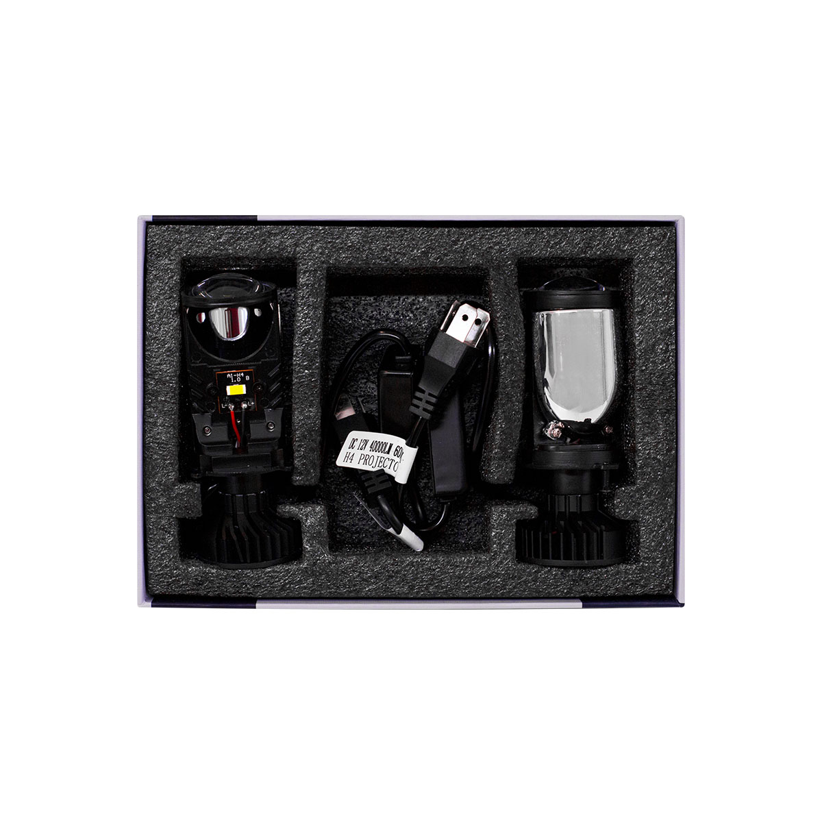 OFF ROAD KIT DE LED CSP CANBUS H4 CON LUPA PROYECTOR SUPER CANBUS CSP CHIP 12V 40000LM - 10