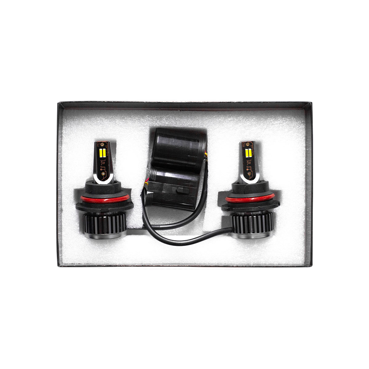 OFF ROAD KIT DE LED R8 9007 10MA GENERACION CHIP CSP SIN COOLER 30000 LUMENS 42WATTS 12V - 2