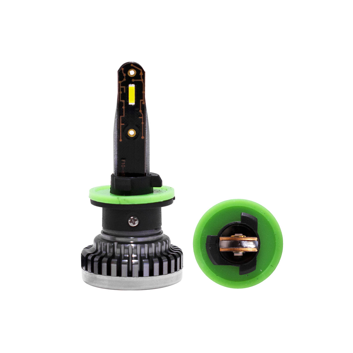 OFF ROAD KIT DE LED R8 H27 10MA GENERACION CHIP CSP SIN COOLER 30000 LUMENS 42WATTS 12V - 2