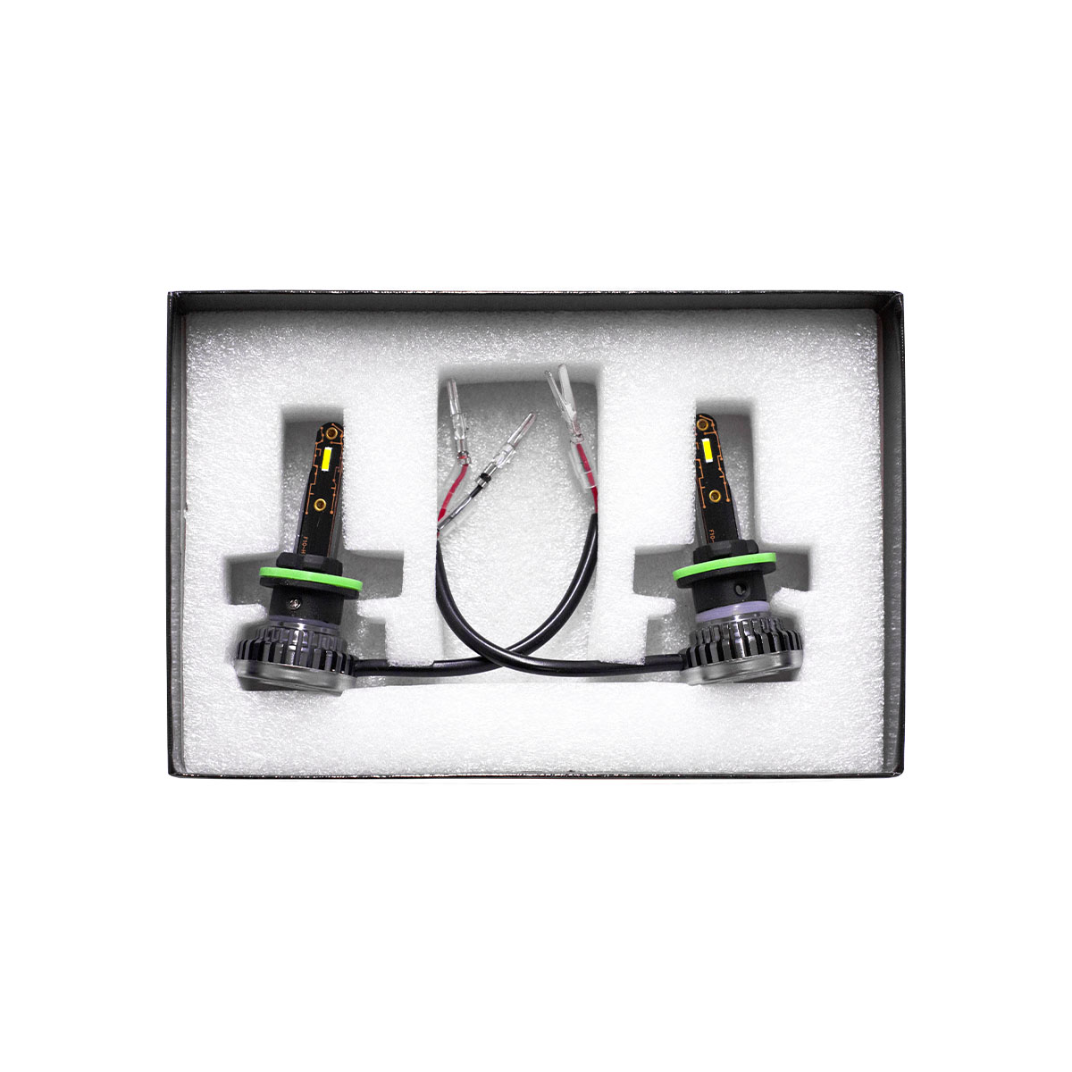 OFF ROAD KIT DE LED R8 H27 10MA GENERACION CHIP CSP SIN COOLER 30000 LUMENS 42WATTS 12V - 7