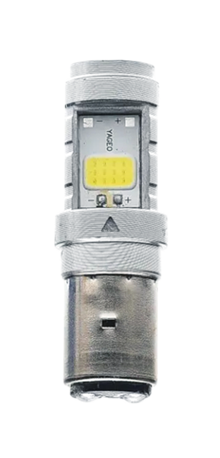 LAMPARA LED MOTO H6 12V 12W 12000 LUX CANTIDAD POR CAJA MASTER 250 - 2