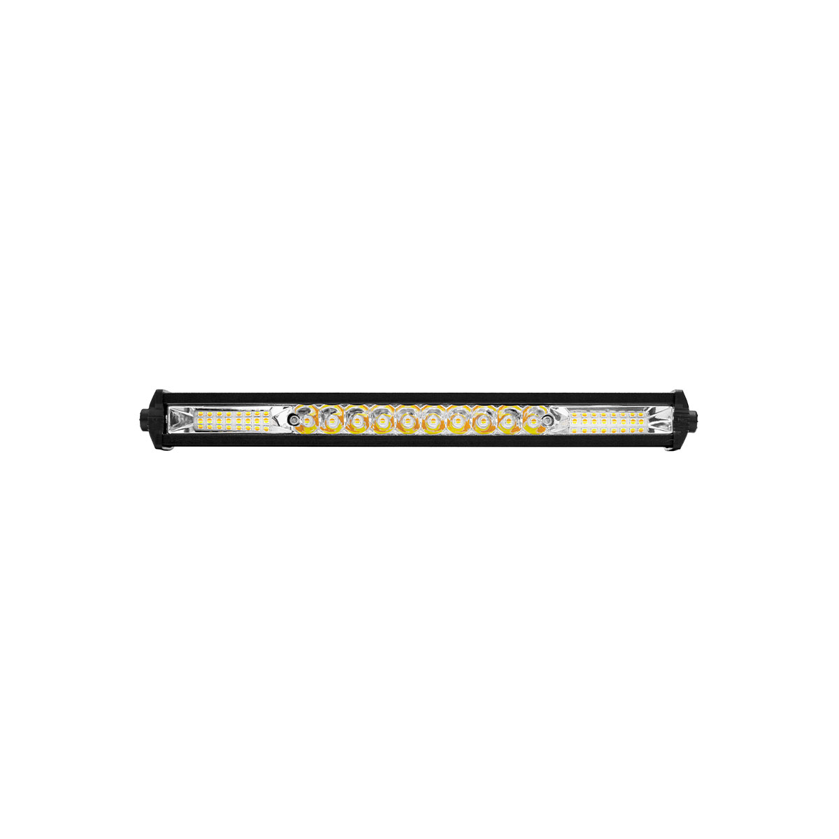 OFF ROAD BARRA DE LED SLIM BARRA DE LED ULTRA SLIM 102 WATTS - 27 CM DE LARGO COLOR BLANCO Y AMBAR 12V/24V - 3