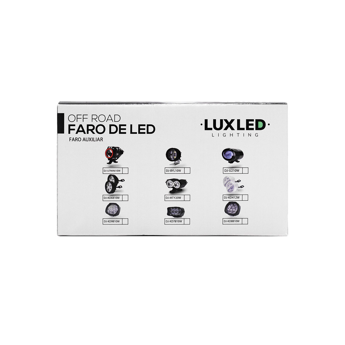 OFF ROAD FARO DE LED UNIVERSAL FAROS AUXILIARES 12V 12W 3000 LUX JUEGO 2 UNIDADES   CANTIDAD POR CAJA MASTER 100 - 5