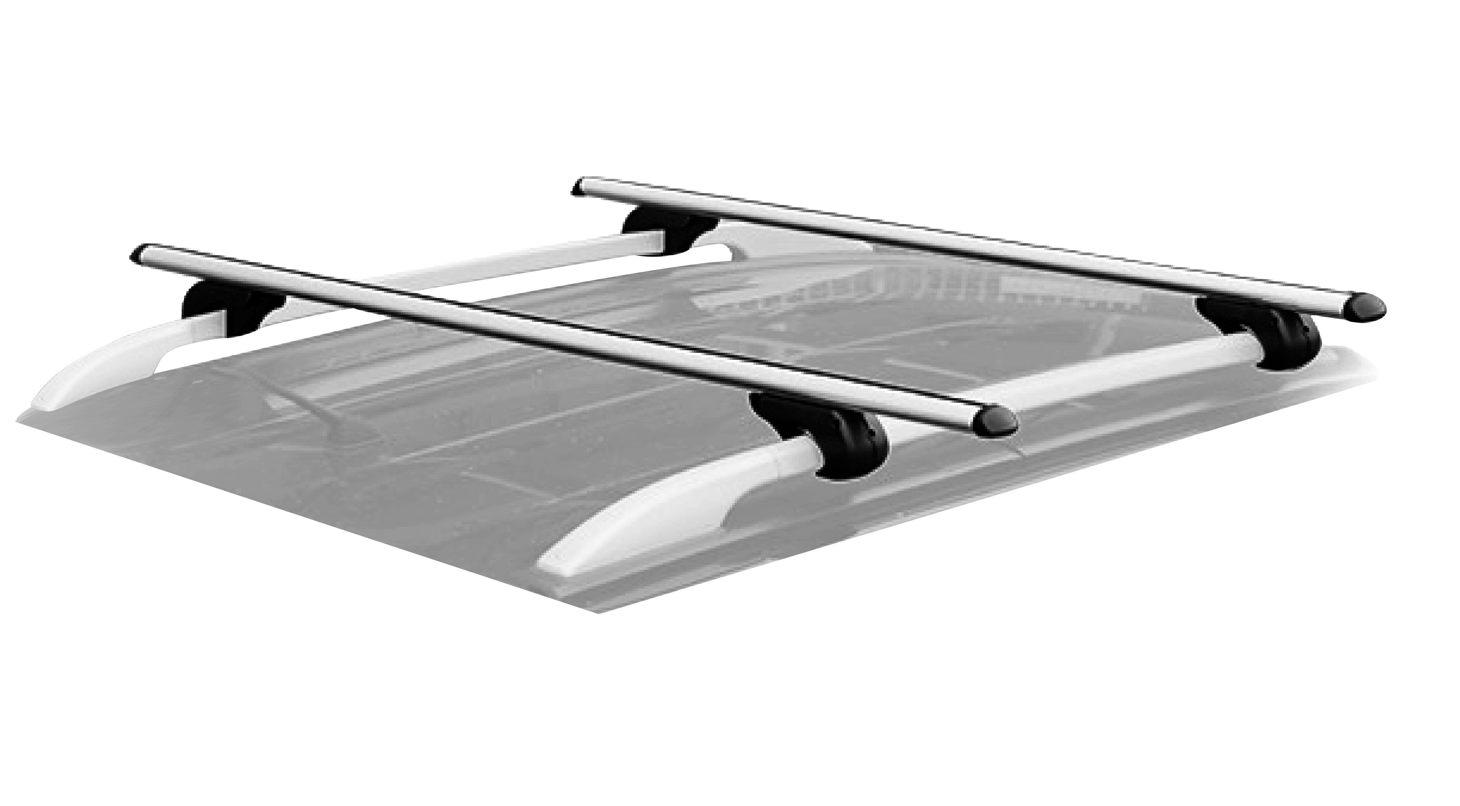 PORTAEQUIPAJE DE TECHO UNIVERSAL DE ALUMINIO OVALADO PLATEADO 1.20 METROS CON LLAVE