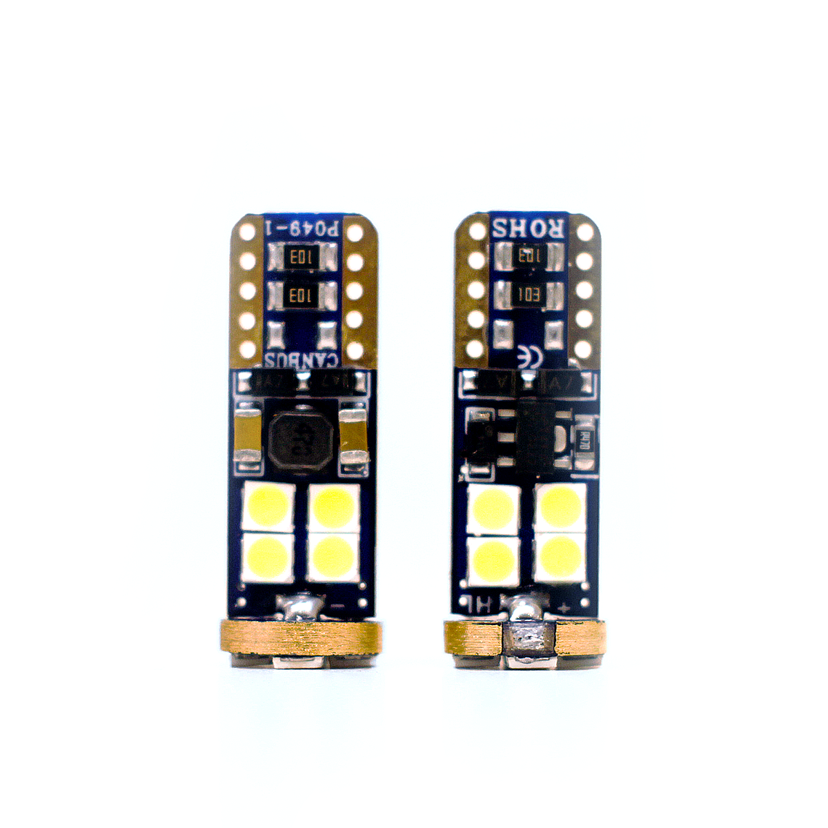LED SEÑALIZACION CANBUS BLISTER X 2 - T10 2821 12961 W5W - SIN CULOTE 12 LED SMD - CANBUS - BLANCO 12V - 4