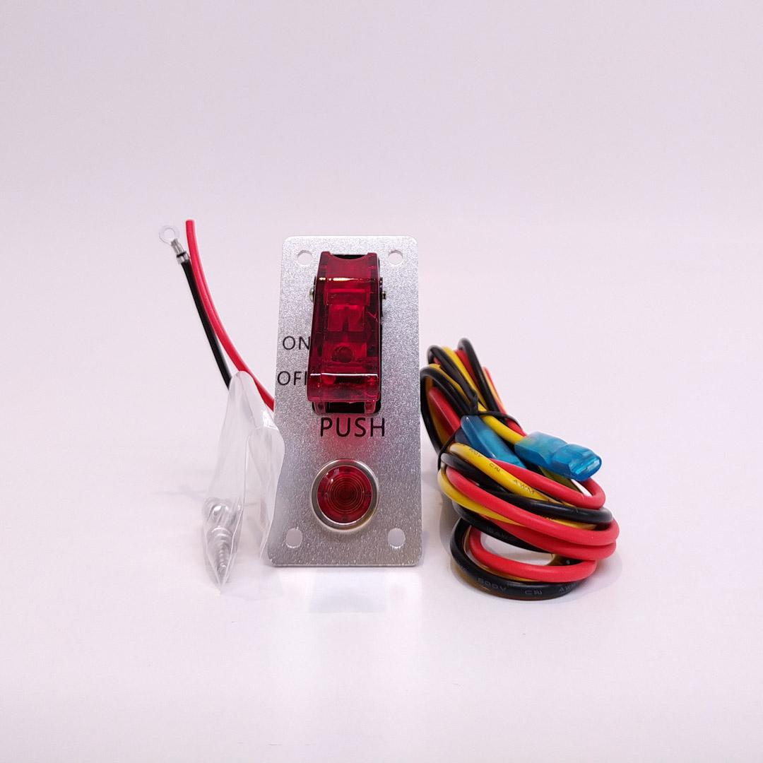 PANEL DE INTERRUPTOR PANEL DE INTERRUPTOR DE PALANCA PARA AUTO DE CARRERAS VOLTAJE DE ENTRADA: 12V-24V - 6