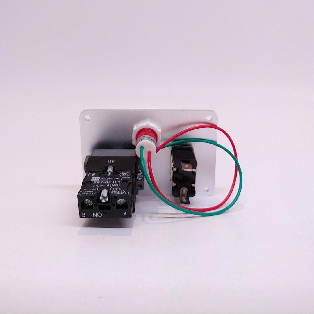 PANEL DE INTERRUPTOR PANEL INTERRUPTOR DE PALANCA DE UNA CUADRILLA PARA COCHE DE CARRERAS VOLTAJE DE ENTRADA: 12V-24V - 2