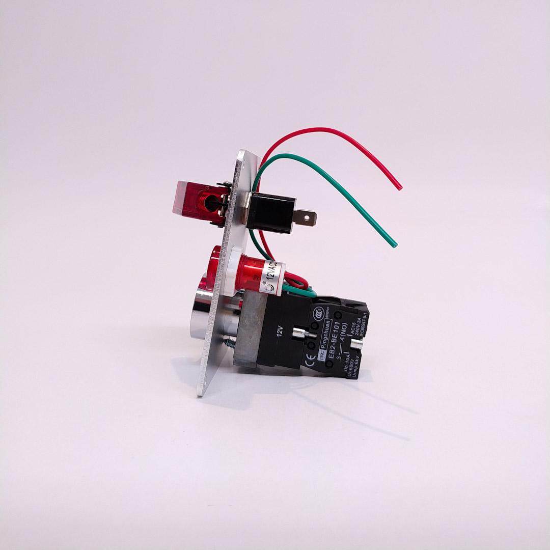PANEL DE INTERRUPTOR PANEL INTERRUPTOR DE PALANCA DE UNA CUADRILLA PARA COCHE DE CARRERAS VOLTAJE DE ENTRADA: 12V-24V - 5