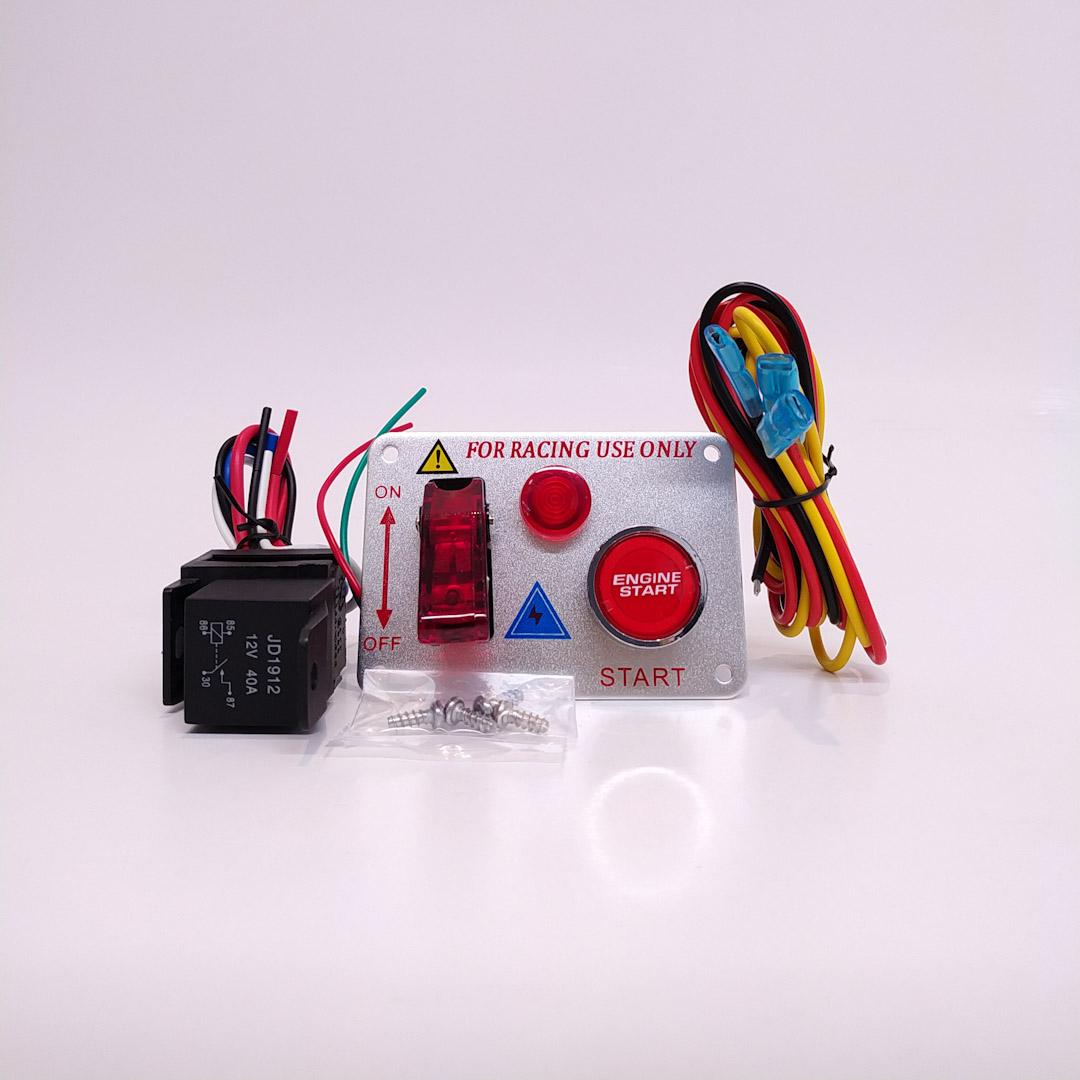 PANEL DE INTERRUPTOR PANEL INTERRUPTOR DE PALANCA DE UNA CUADRILLA PARA COCHE DE CARRERAS VOLTAJE DE ENTRADA: 12V-24V - 8