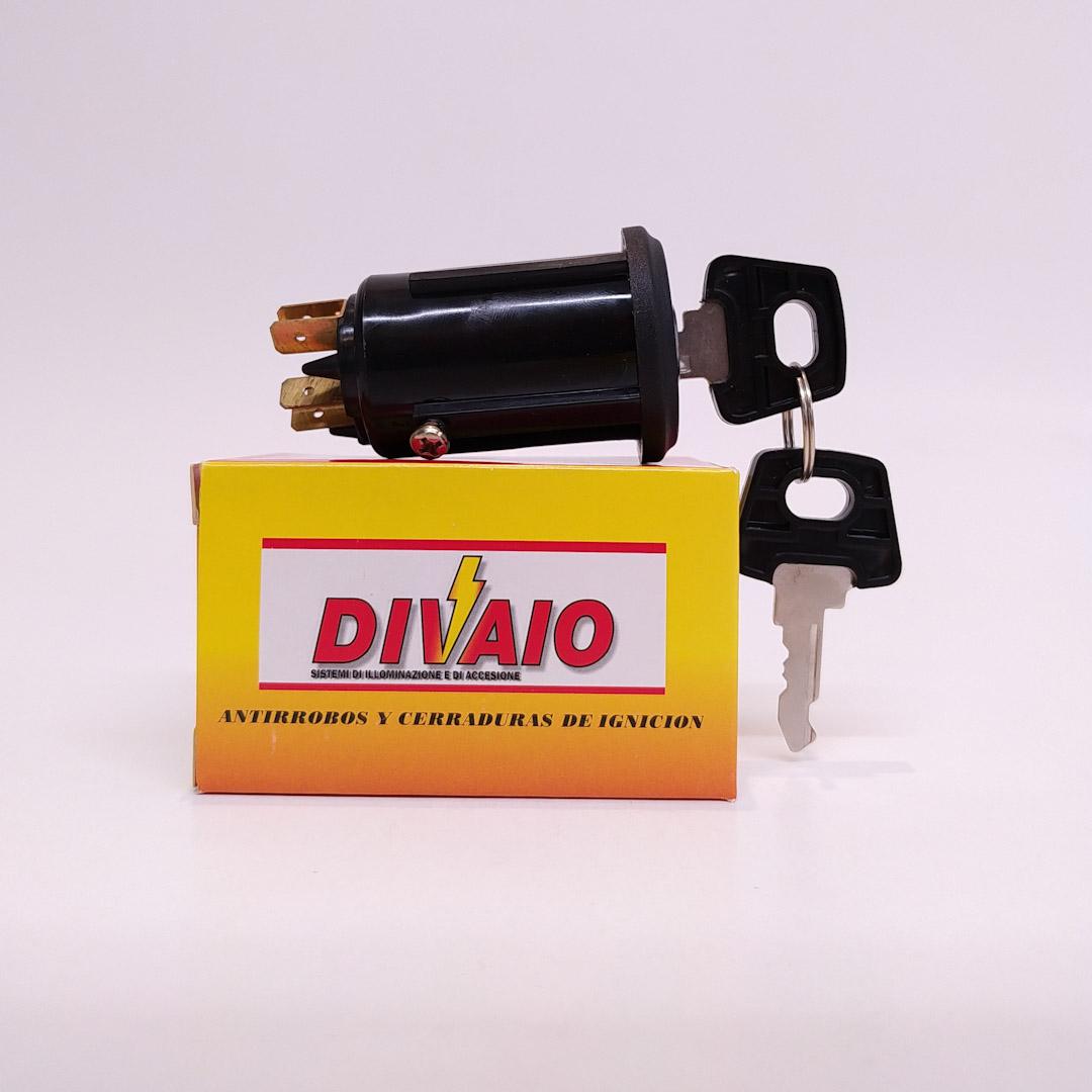 CERRADURA DE IGNICION (CODIGO ANTERIOR: DV-1314) CERRADURA DE IGNICION FIAT 600 - 1500 - 7