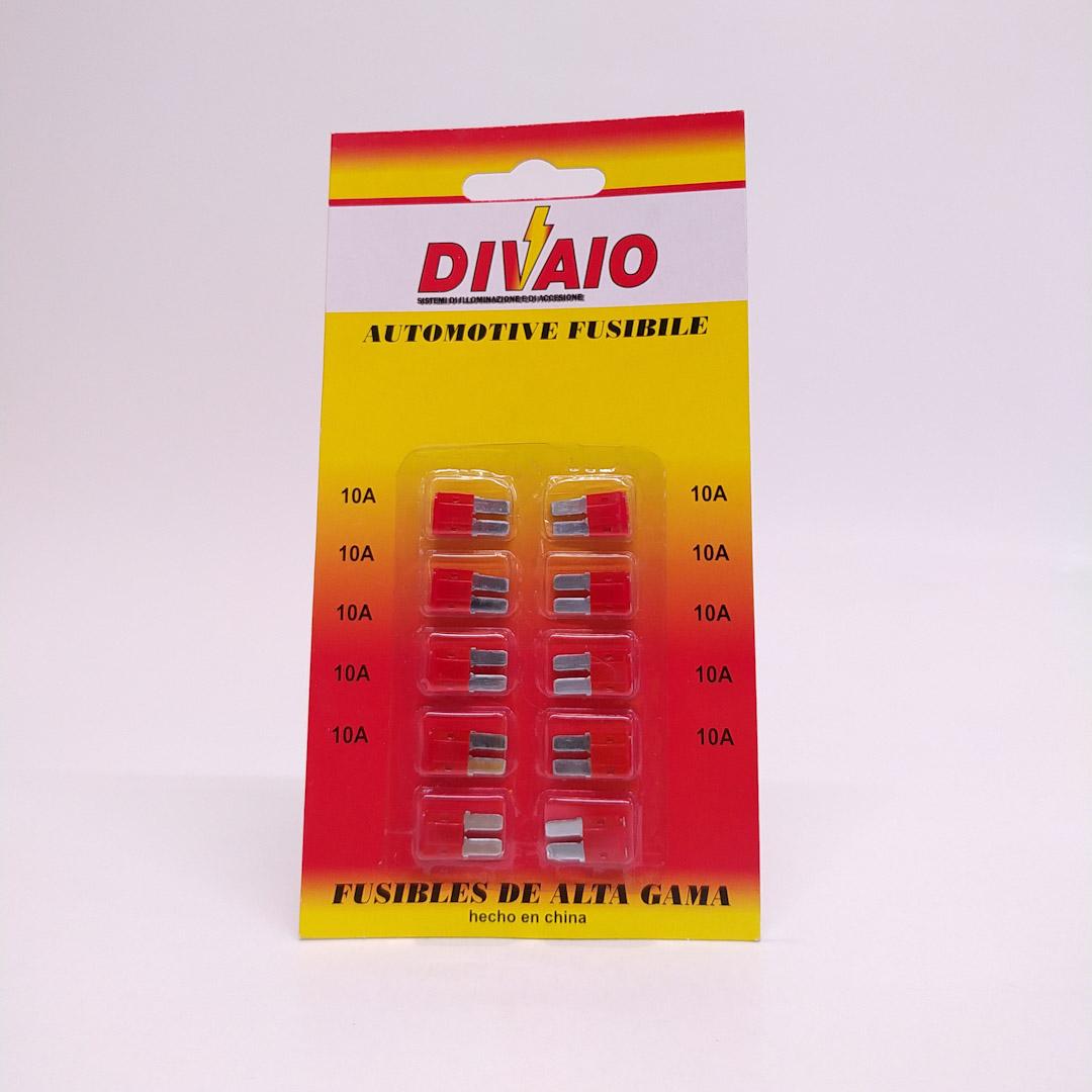 FUSIBLE MINIFICHA EN BLISTER SURTIDO DE 10 UNIDADES (2 UNIDADES X AMPER) FUSIBLE MINIFICHA EN BLISTER SURTIDO (10 UNIDADES) 2 UNIDADES X AMPER 10, 15, 20, 25, 30 AMP - 3