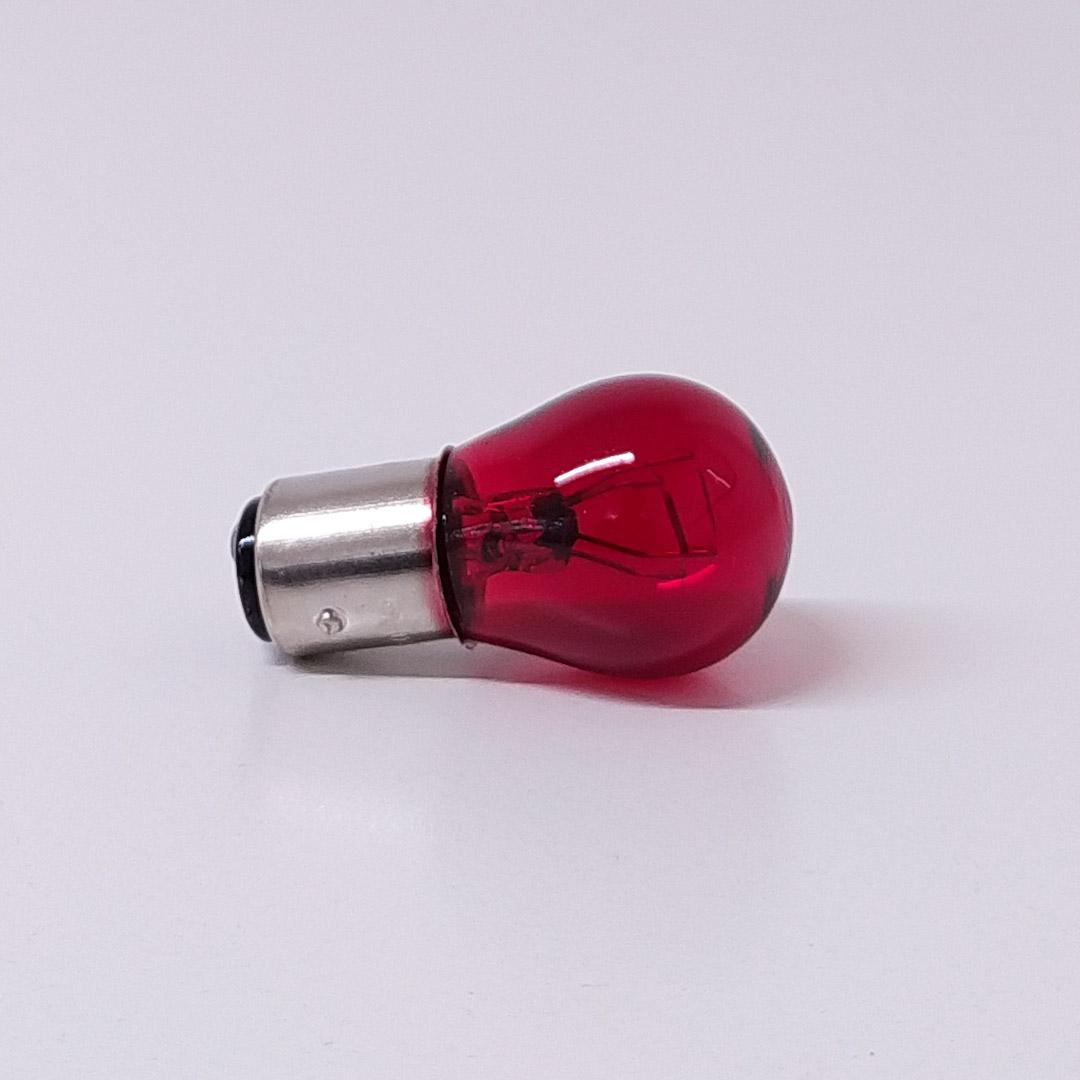 LAMPARAS DE SEÑALIZACION P21/5W 12V 1034 BAY15D ROJA  (CODIGO ANTERIOR: 12499KORED) CANTIDAD POR CAJA MASTER 1000 - 3