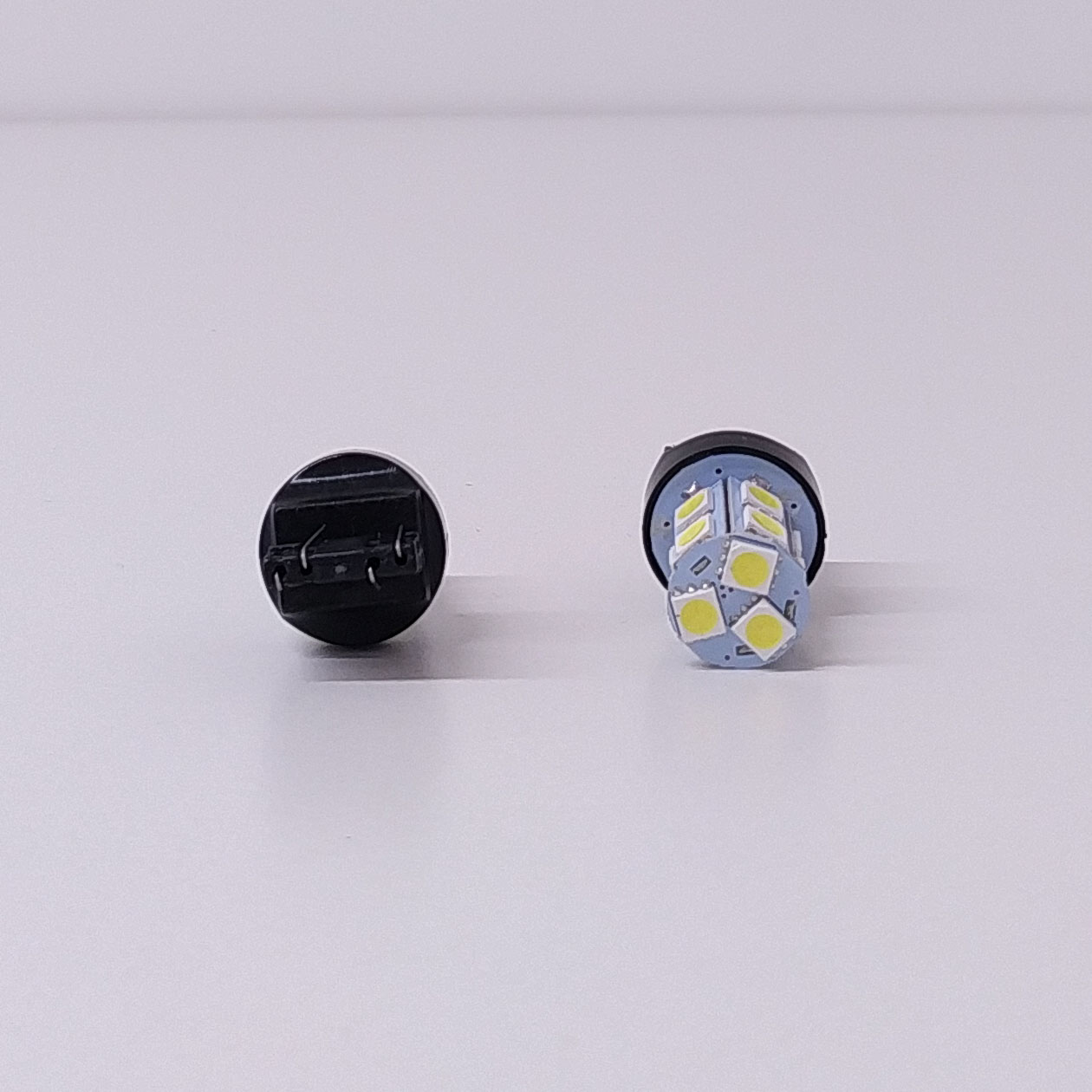 LEDS SEÑALIZACION SMD BLISTER X 2 T20 - 1157 (1034 - 1157 - P21/5W SIN CULOTE) 2 POLOS 13 LED 5050 SMD - BLANCO 12V