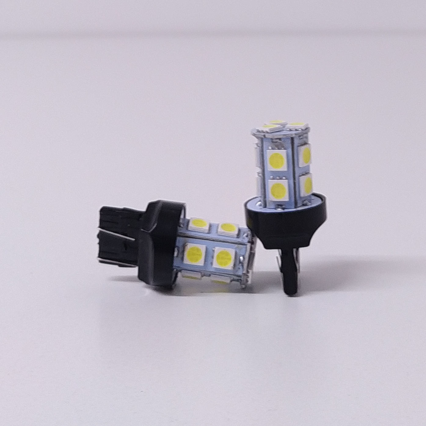 LEDS SEÑALIZACION SMD BLISTER X 2 T20 - 1157 (1034 - 1157 - P21/5W SIN CULOTE) 2 POLOS 13 LED 5050 SMD - BLANCO 12V - 2