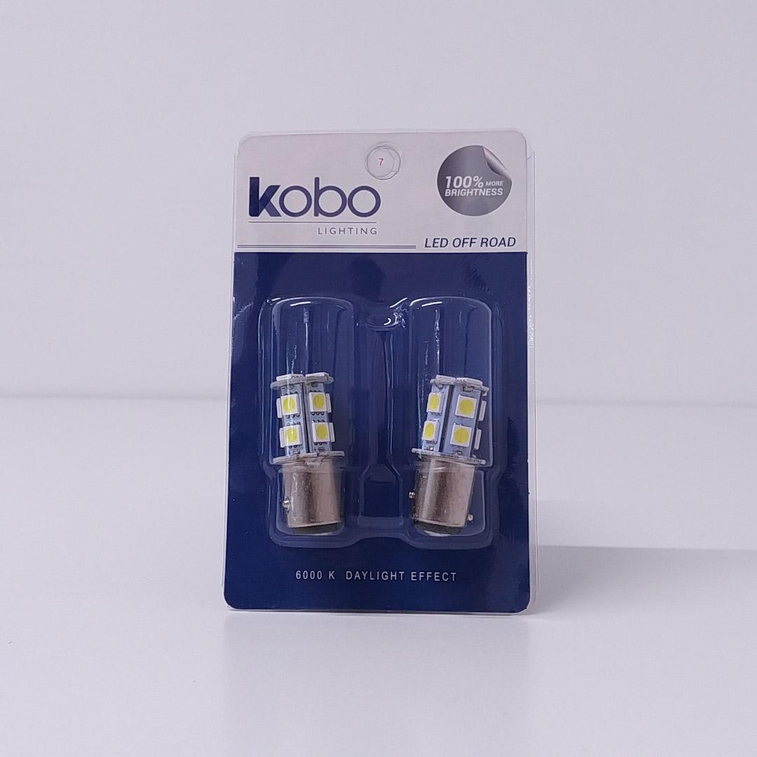 LEDS SEÑALIZACION SMD BLISTER X 2 - 1034 - 1157 - P21/5W 2 POLOS (DESPAREJA) 13 LED 5050 SMD - BLANCO 12V - BLISTER X 2 UNIDADES CANTIDAD POR CAJA MASTER 1000 - 5