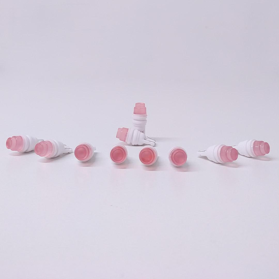 LED SEÑALIZACION CERAMIK BLISTER X 2 2821 - T10 - W5W LED CERAMIK 2835 ROSA 12V BLISTER X 2 UNIDADES - 2
