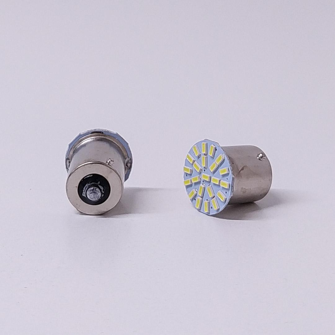 LED SEÑALIZACION SMD BLISTER X 2 - 67 -  1 POLO 22 LED 1206 SMD - BLANCO 24V - BLISTER X 2 UNIDADES CANTIDAD POR CAJA MASTER 500 - 2