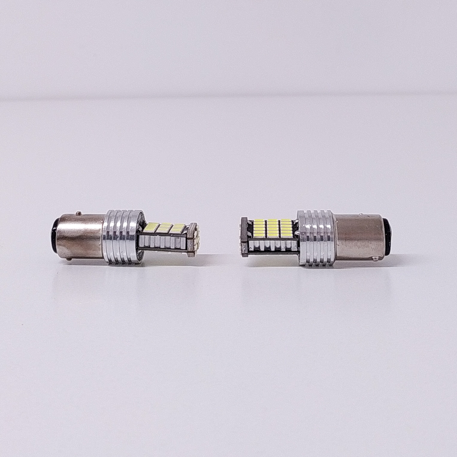 LED SEÑALIZACION CANBUS BLISTER X 2 - 1034 - 1157 P21/5W 2 POLOS 45 LED 3014 SMD - CANBUS - BLANCO 12V - 24V - 2