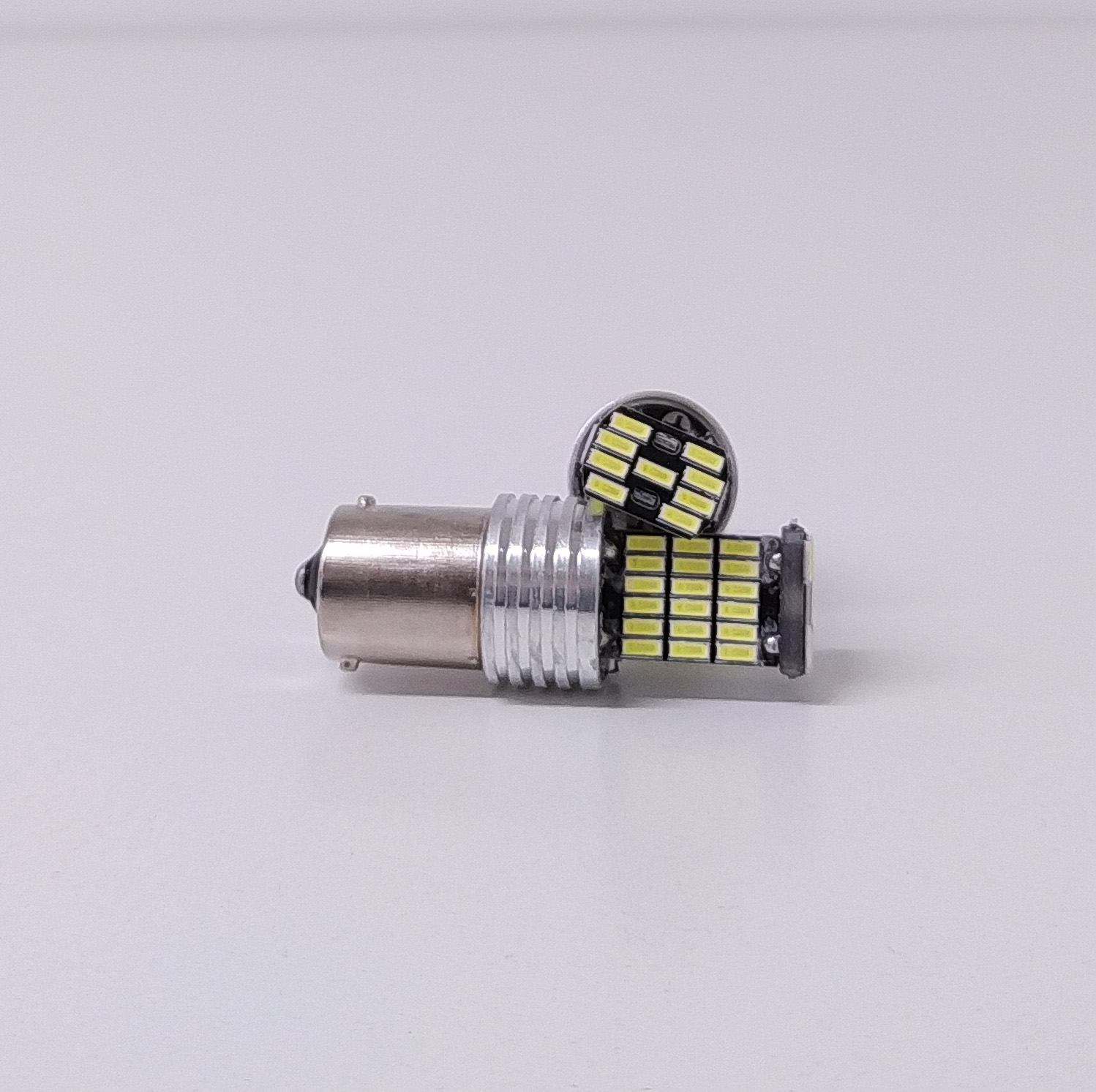 LED SEÑALIZACION CANBUS BLISTER X 2 - 1141 - 1156 P21W 1 POLO 45 LED 3014 SMD - CANBUS - BLANCO 12V - 2