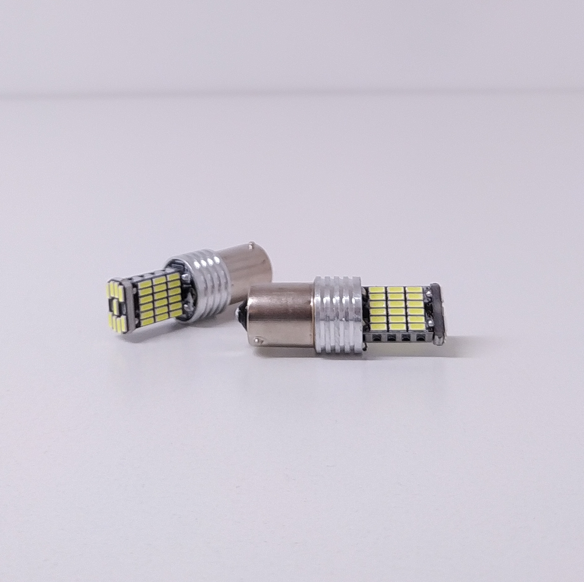 LED SEÑALIZACION CANBUS BLISTER X 2 - 1141 - 1156 P21W 1 POLO 45 LED 3014 SMD - CANBUS - BLANCO 12V - 3