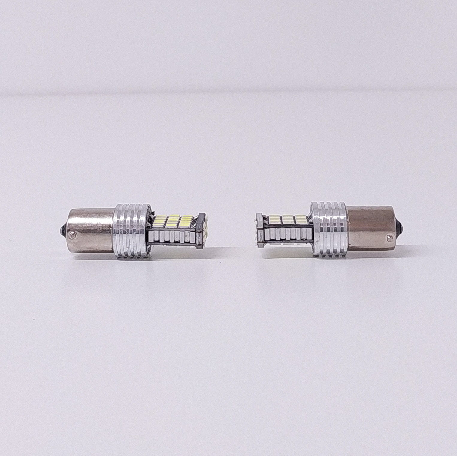 LED SEÑALIZACION CANBUS BLISTER X 2 - 1141 - 1156 P21W 1 POLO 45 LED 3014 SMD - CANBUS - BLANCO 12V - 4