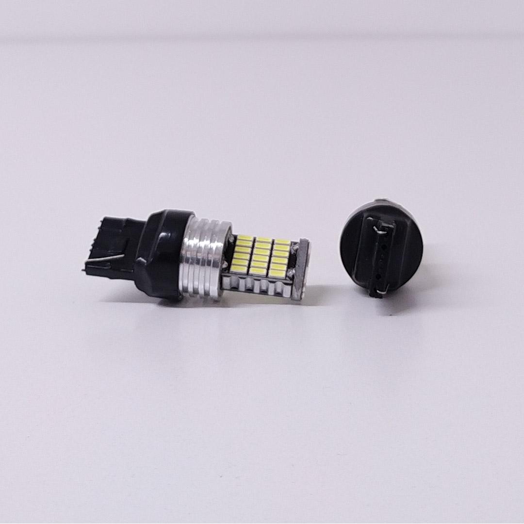 LED SEÑALIZACION CANBUS BLISTER X 2 - 7440 - 12065 - W21W 1 POLO SIN CULOTE 45 LED 3014 SMD - CANBUS - BLANCO 12V - 24V - 2