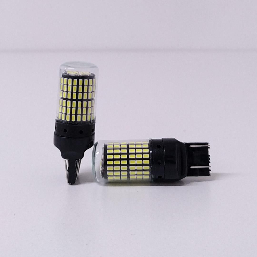 LED SEÑALIZACION CSP CANBUS BLISTER X 2 - 7443 - 12066 W21/5W 2 POLOS SIN CULOTE 144 LED - CANBUS - BLANCO 12V - 24V